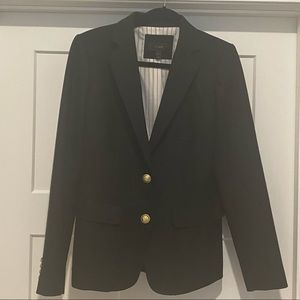 J. Crew wool blazer black